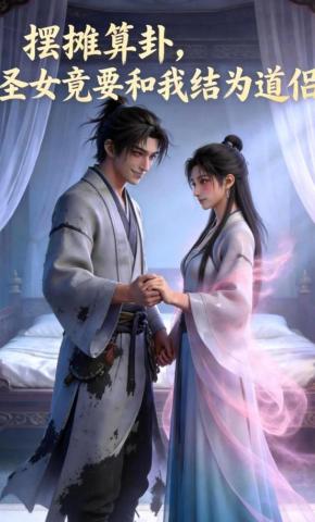 短剧《摆摊算卦，圣女竟要和我结为道侣》海报