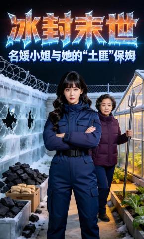 短剧《冰封末世：名媛小姐与她的“土匪”保姆》海报
