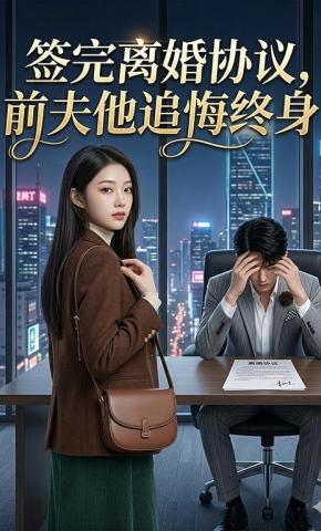 短剧《签完离婚协议,前夫他追悔终身》海报