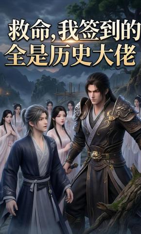 短剧《救命，我签到的全是历史大佬》海报