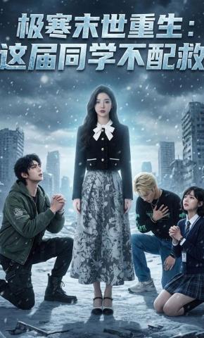 短剧《极寒末世重生：这届同学不配救》海报