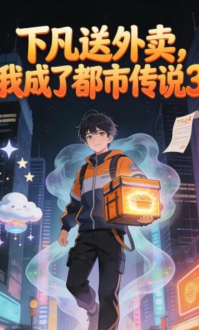 短剧《下凡送外卖，我成了都市传说3》海报