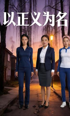 短剧《以正义为名》海报