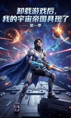 短剧《卸载游戏后，我的宇宙帝国具现了（第一季）》海报
