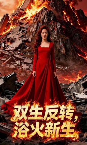 短剧《双生反转，浴火新生》海报