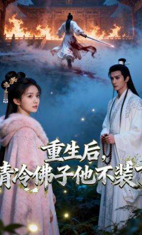 短剧《重生后，清冷佛子他不装了》海报