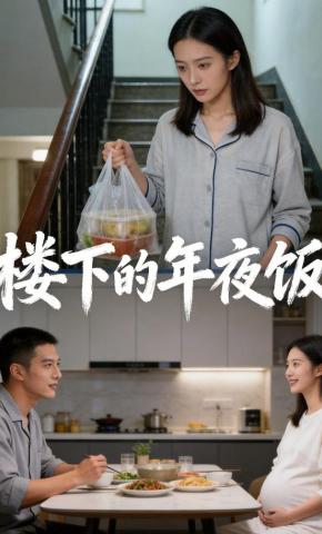 短剧《楼下的年夜饭》海报