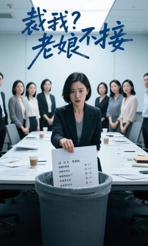 短剧《裁我？老娘不接》海报