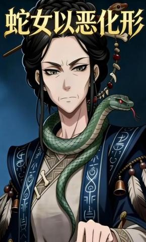 短剧《蛇女以恶化形》海报