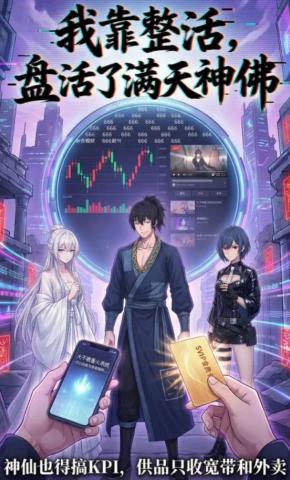 短剧《我靠整活，盘活了满天神佛》海报