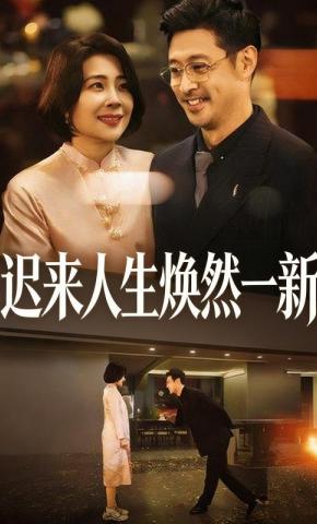 短剧《迟来人生焕然一新》海报