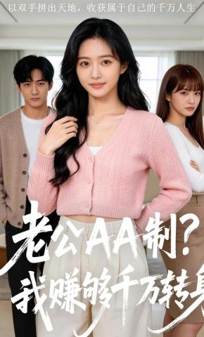 短剧《老公AA制？我赚够千万转身》海报