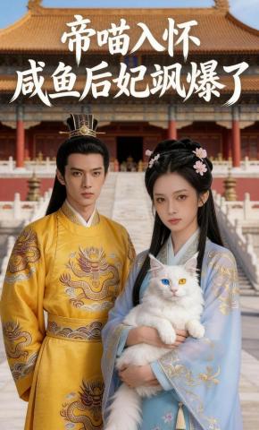 短剧《帝喵入怀咸鱼后妃飒爆了》海报
