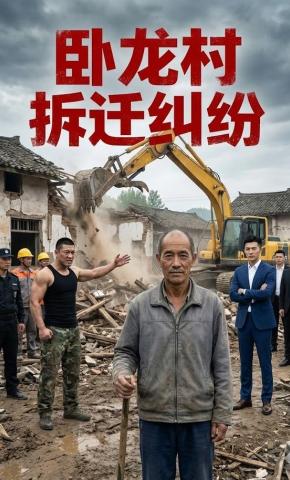 短剧《卧龙村拆迁纠纷》海报