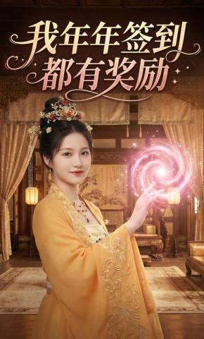 短剧《我年年签到都有奖励》海报