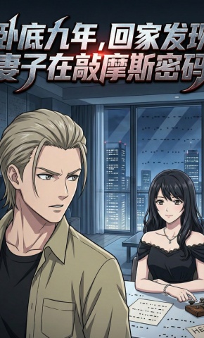 短剧《卧底九年，回家发现妻子在敲摩斯密码》海报