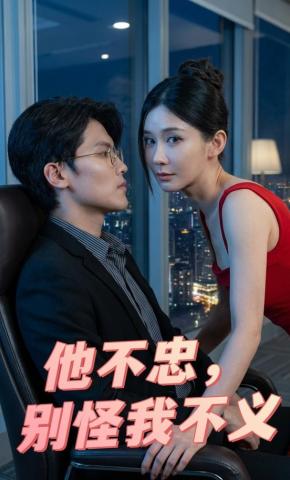 短剧《他不忠，别怪我不义》海报