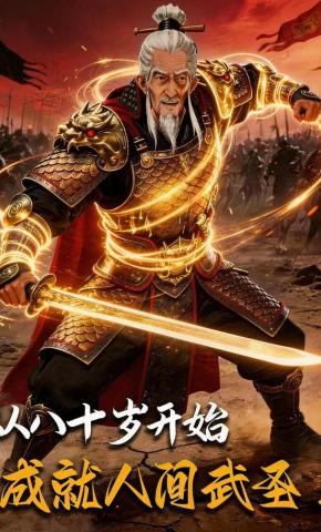 短剧《从八十岁开始，成就人间武圣！》海报