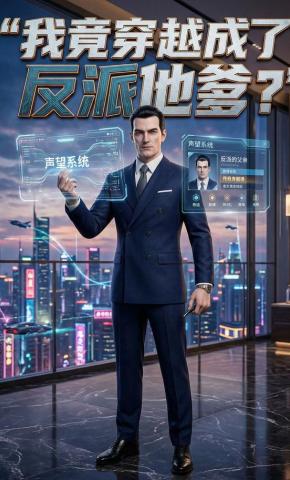 短剧《我竟穿越成了反派他爹？》海报