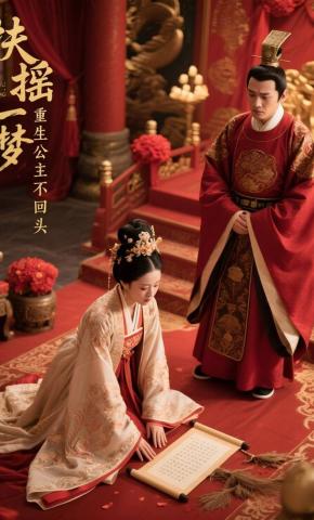 短剧《扶摇一梦：重生公主不回头》海报