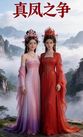 短剧《真凤之争》海报