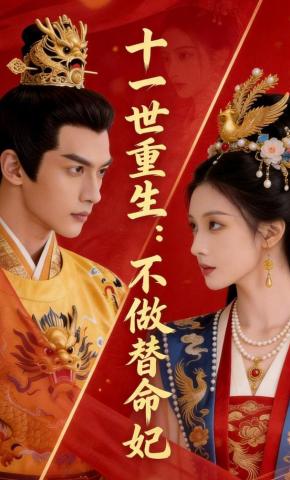 短剧《十一世重生：不做替命妃》海报