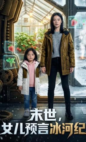 短剧《末世，女儿预言冰河纪》海报