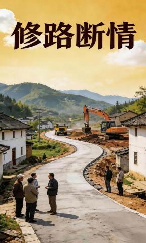 短剧《修路断情》海报