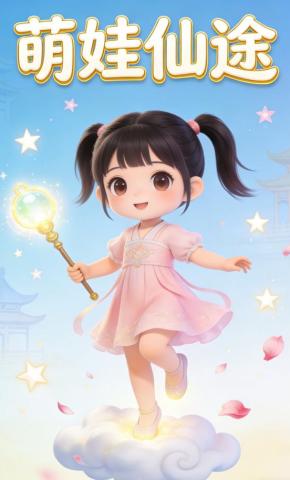 短剧《萌娃仙途》海报