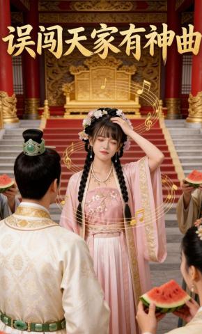 短剧《误闯天家有神曲》海报