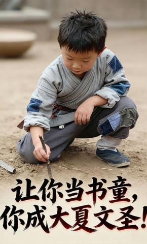 短剧《让你当书童，你成大夏文圣！》海报