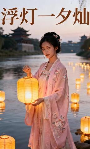 短剧《浮灯一夕灿》海报