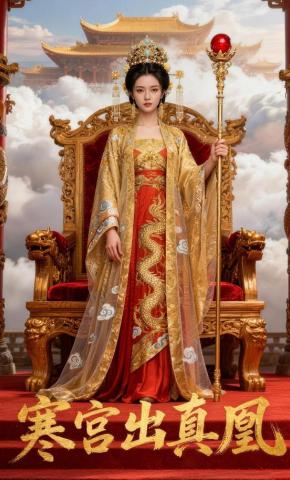短剧《寒宫出真凰》海报