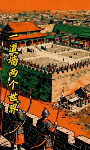 短剧《一道墙两个世界》海报