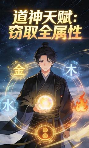 短剧《道神天赋：窃取全属性》海报