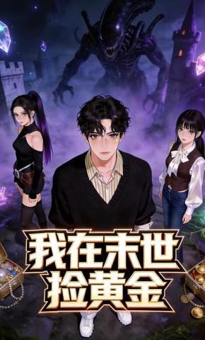 短剧《我在末世捡黄金》海报