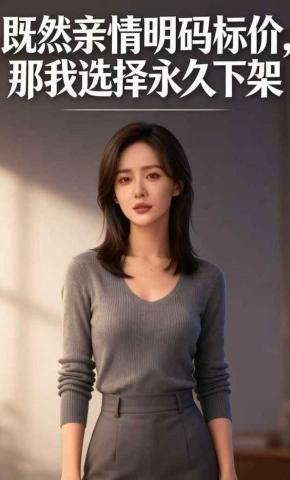 短剧《既然亲情明码标价，那我选择永久下架》海报