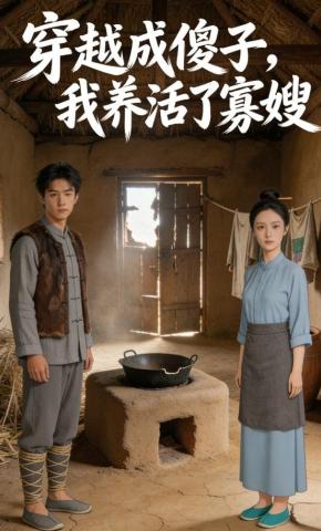 短剧《穿越成傻子，我养活了寡嫂》海报