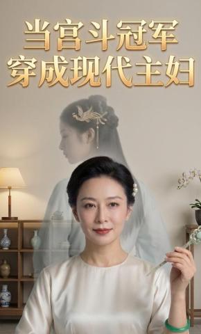 短剧《当宫斗冠军穿成现代主妇》海报