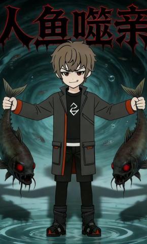 短剧《人鱼噬亲》海报