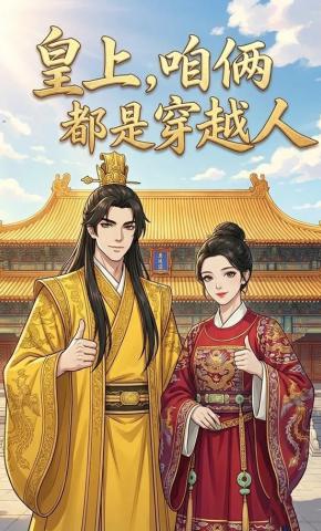 短剧《皇上，咱俩都是穿越人》海报