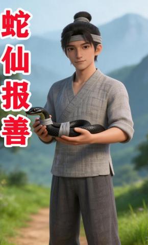 短剧《蛇仙报善》海报