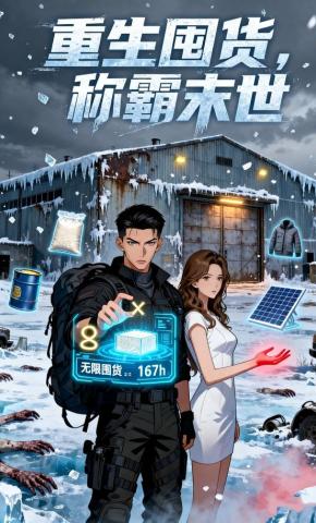 短剧《重生囤货，称霸末世》海报