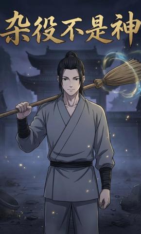 短剧《杂役不是神》海报