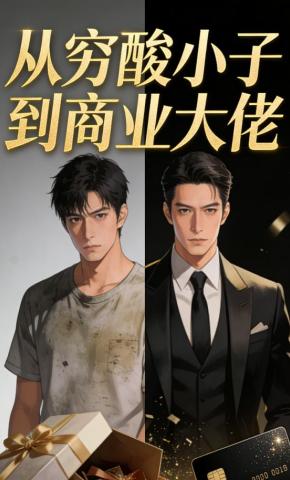 短剧《从穷酸小子到商业大佬》海报