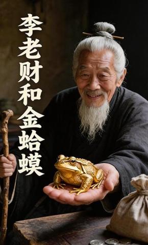 短剧《李老财和金蛤蟆》海报