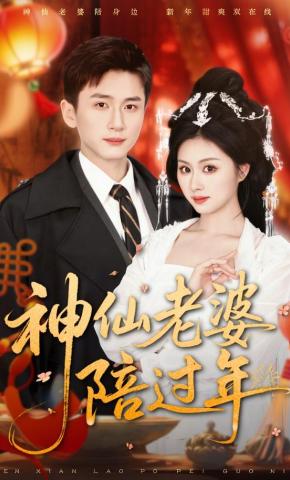 短剧《神仙老婆陪过年》海报