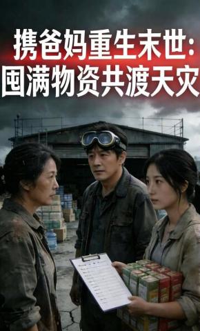 短剧《携爸妈重生末世：囤满物资共渡天灾》海报