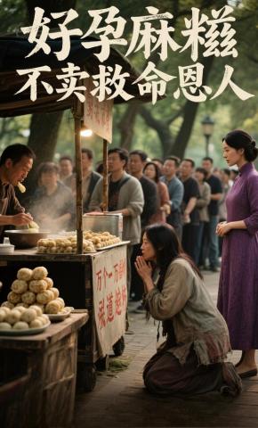 短剧《好孕麻糍，不卖救命恩人》海报