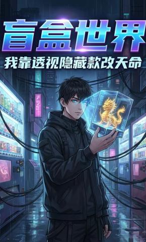 短剧《盲盒世界：我靠透视隐藏款改天命》海报